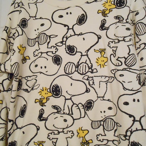 Peanuts Snoopy & Woodstock Sweatshirt (Bust 20-1/2") - Picture 3 of 5